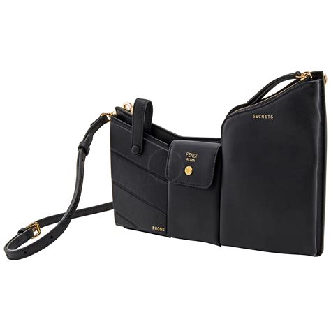 fendi 8bs025 a5dy f0kur|Fendi Ladies Black Three Pockets Mini Bag 8BS025.